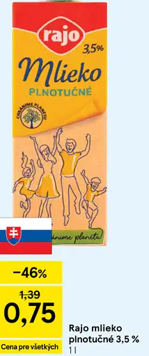 Rajo Šľahačka z lahodnej smotany