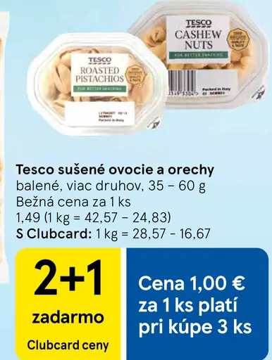 Tesco kešu natural