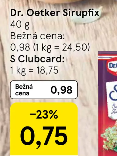 Dr. Oetker Sirupfix