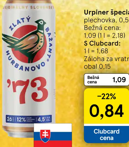 Zlatý Bažant '73 plechovka