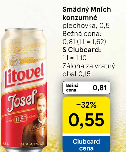 Litovel Josef plechovka