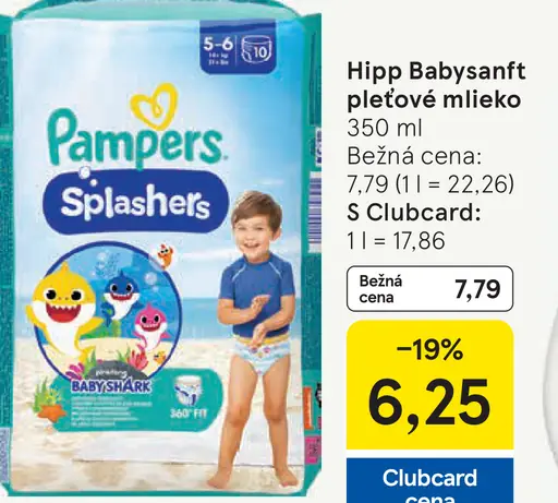 Pampers Splashers plienkové plavky