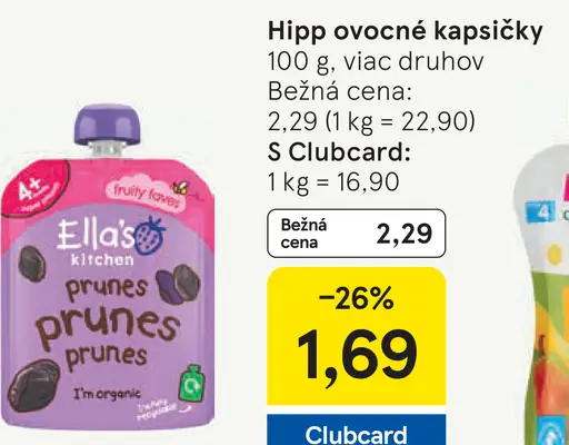 Ellas Kitchen slivková kapsička