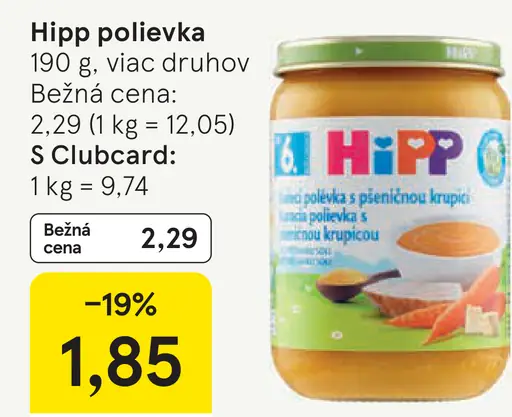 Hipp polievka