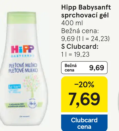 HiPP Babysanft sprchovací gél