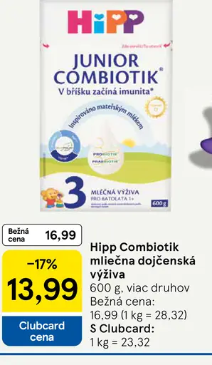 Hipp Combiotik mliečna dojčenská výživa