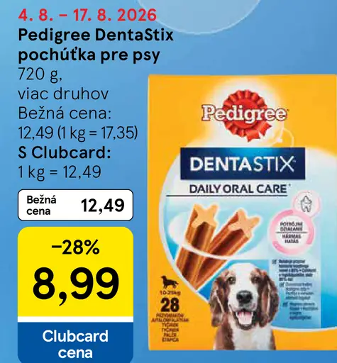 Pedigree DentaStix pochúťka pre psy