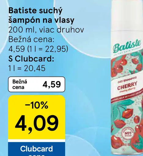 Batiste suchý šampón na vlasy