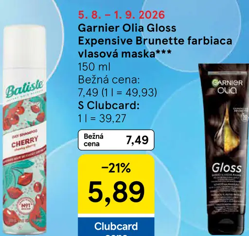Garnier Olia Expensive Brunette farbiaca vlasová maska