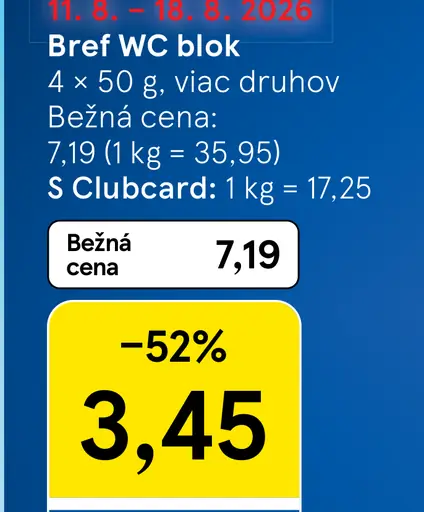 Bref WC blok Classic