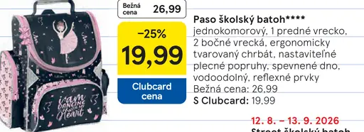 Paso školský batoh