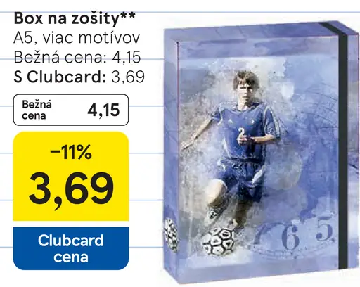 Box na zošity, rôzne motívy