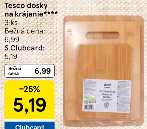 Tesco dosky na krájanie