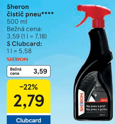 Sheron čistič pneu