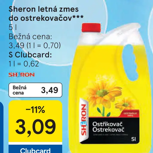 Sheron letná zmes do ostrekovačov