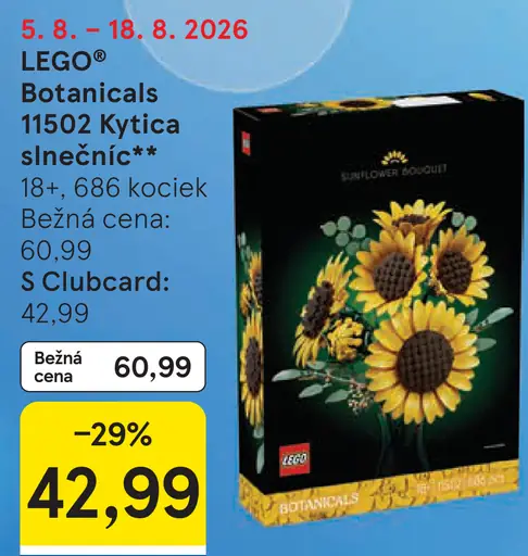 LEGO Botanicals Kytica slnečníc