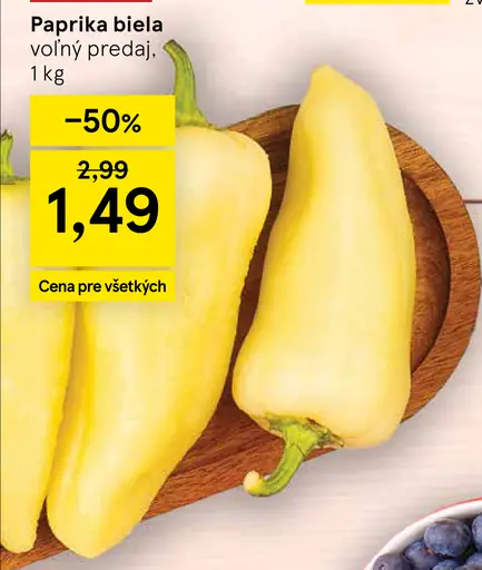Paprika biela
