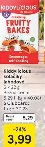 Kiddylicious jahodové koláčiky