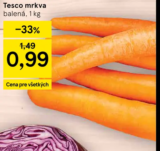 Tesco mrkva