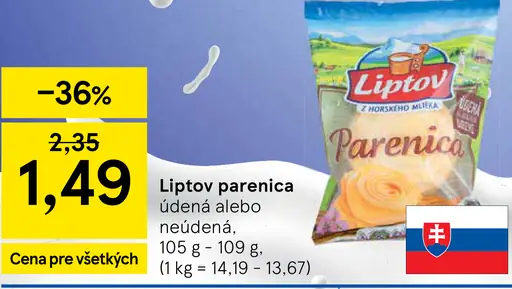 Liptov parenica údená alebo neúdená