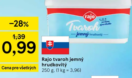 Rajo Tvaroh jemný hrudkovitý