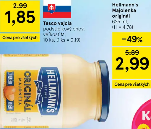 Hellmann's Majonéza originál