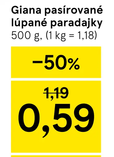 Giana Pasírované paradajky