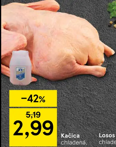 Kačica chladená, balená