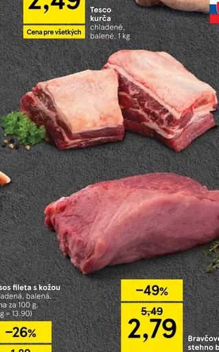 Bravčové stehno bez kosti