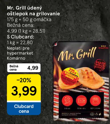 Mr. Grill údený oštiepok na grilovanie