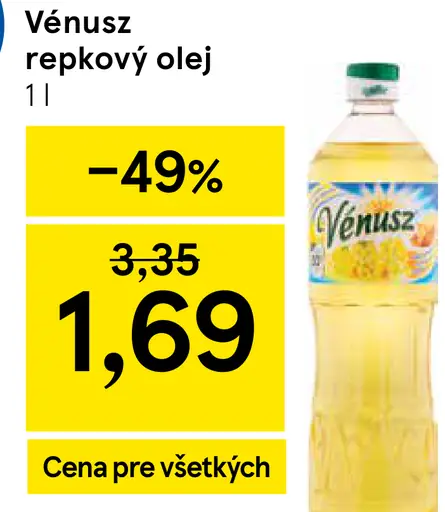 Vénusz Slnečnicový olej