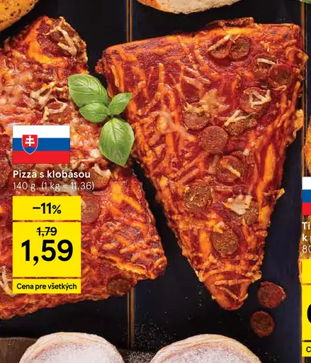Pizza s klobásou