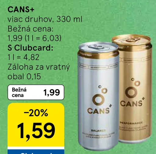 CANS+ funkčný nápoj