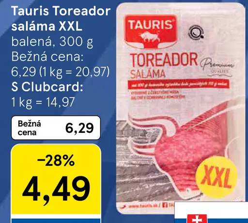 Tauris Toreador saláma XXL