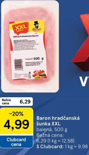 Baron hradčanská šunka