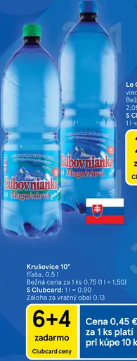 Ľubovnianka magnéziová minerálna voda