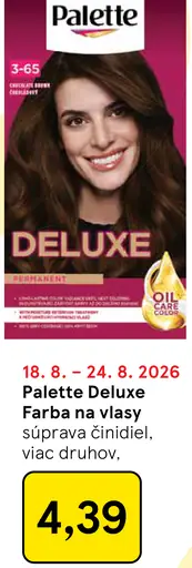 Palette DELUXE farba na vlasy