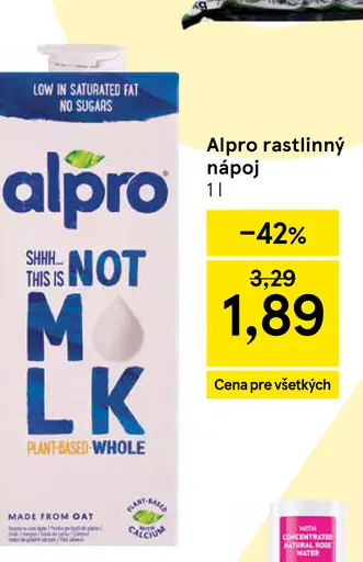 Alpro rastlinný nápoj