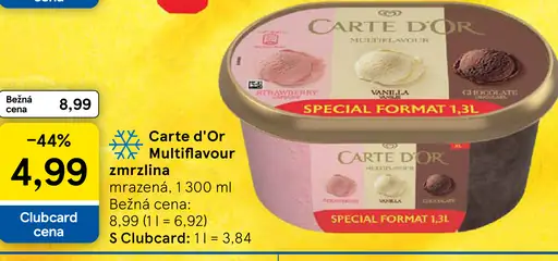 Carte d'Or Multiflavour zmrzlina