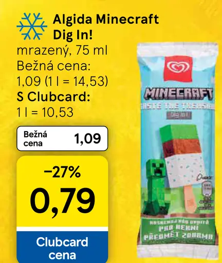 Algida Minecraft Dig In!