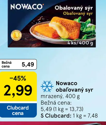 Nowaco Obalovaný syr