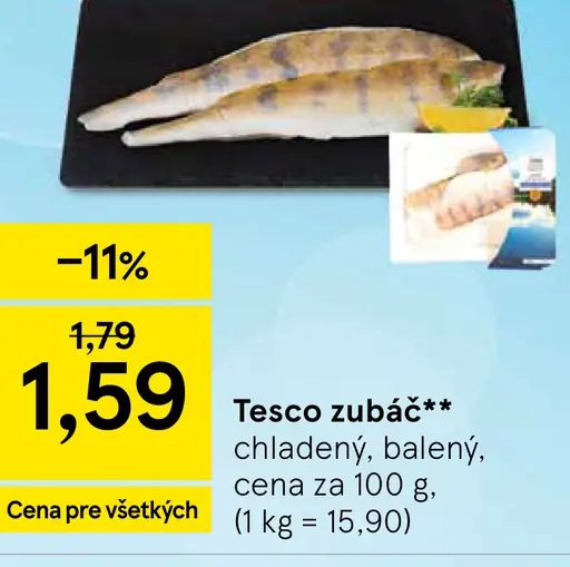 Tesco zubáč