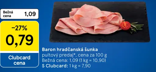 Baron hradčanská šunka