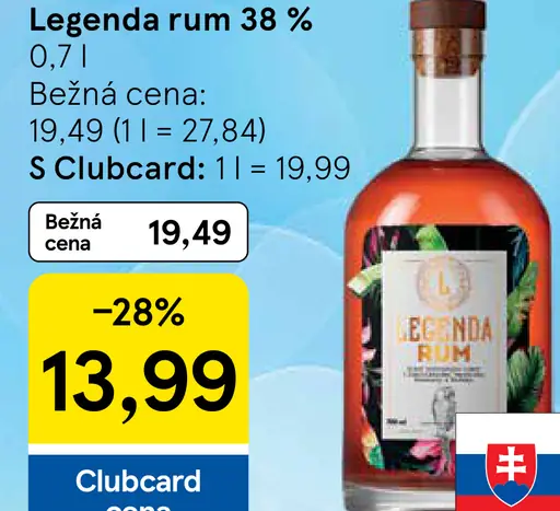 Legenda rum 38%