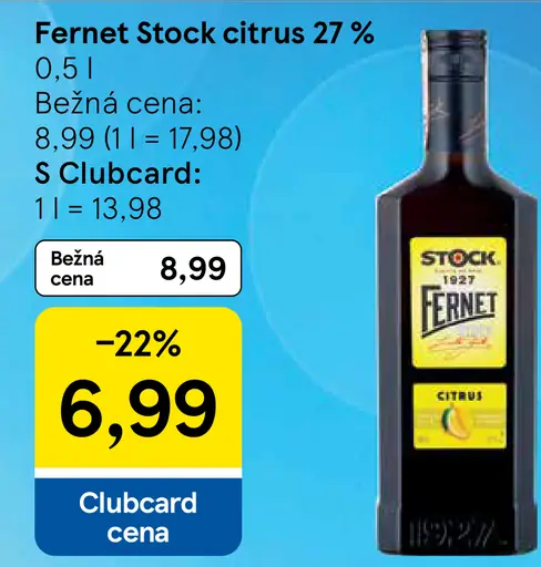 Fernet Stock citrus 27 %