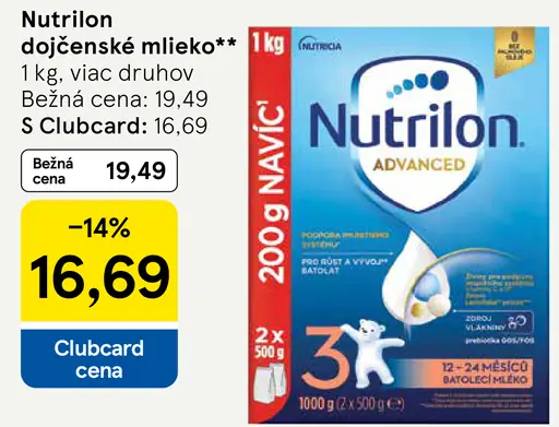 Nutrilon Profutura dojčenské mlieko