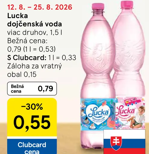 Lucka dojčenská voda