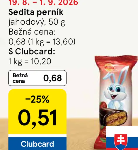 Sedita Sedítky perníček jahodový
