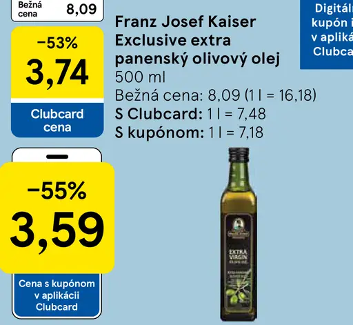Franz Josef Kaiser Exclusive Extra panenský olivový olej