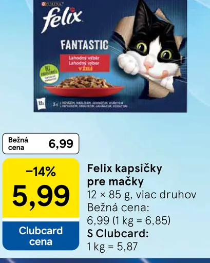Felix kapsičky pre mačky